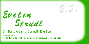 evelin strudl business card